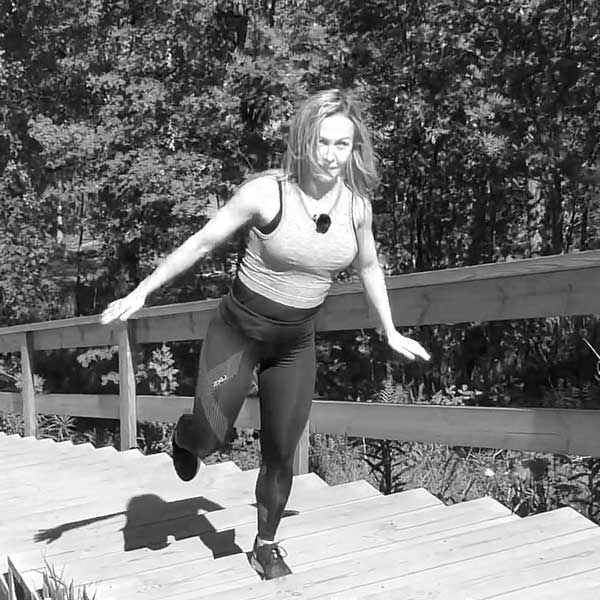 Yhden jalan vaihtohyppy - Portaat - Saliohjelma - Treeniliike - Liikepankki - Saliohjelma - Kuntosaliohjelma