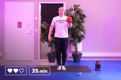 Kahvakuula - 35 minuuttia - Kotitreeni - Ryhmäliikunta - Ryhmäliikuntatunti - Ryhmäliikuntatunnit - Liikunta - Liikuntaa meille kaikille