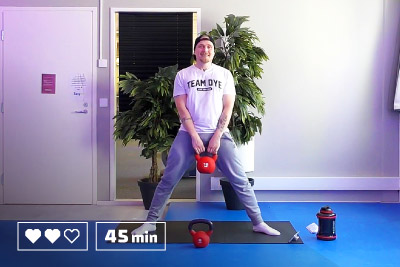 Kahvakuula - 45 minuuttia - Kotitreeni - Ryhmäliikunta - Ryhmäliikuntatunti - Ryhmäliikuntatunnit - Liikunta - Liikuntaa meille kaikille